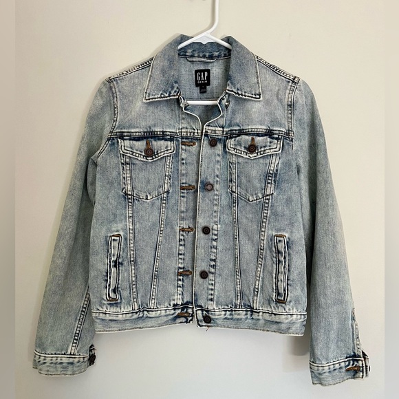 GAP Jackets & Blazers - GAP Classic Stone Washed Blue Denim Jacket